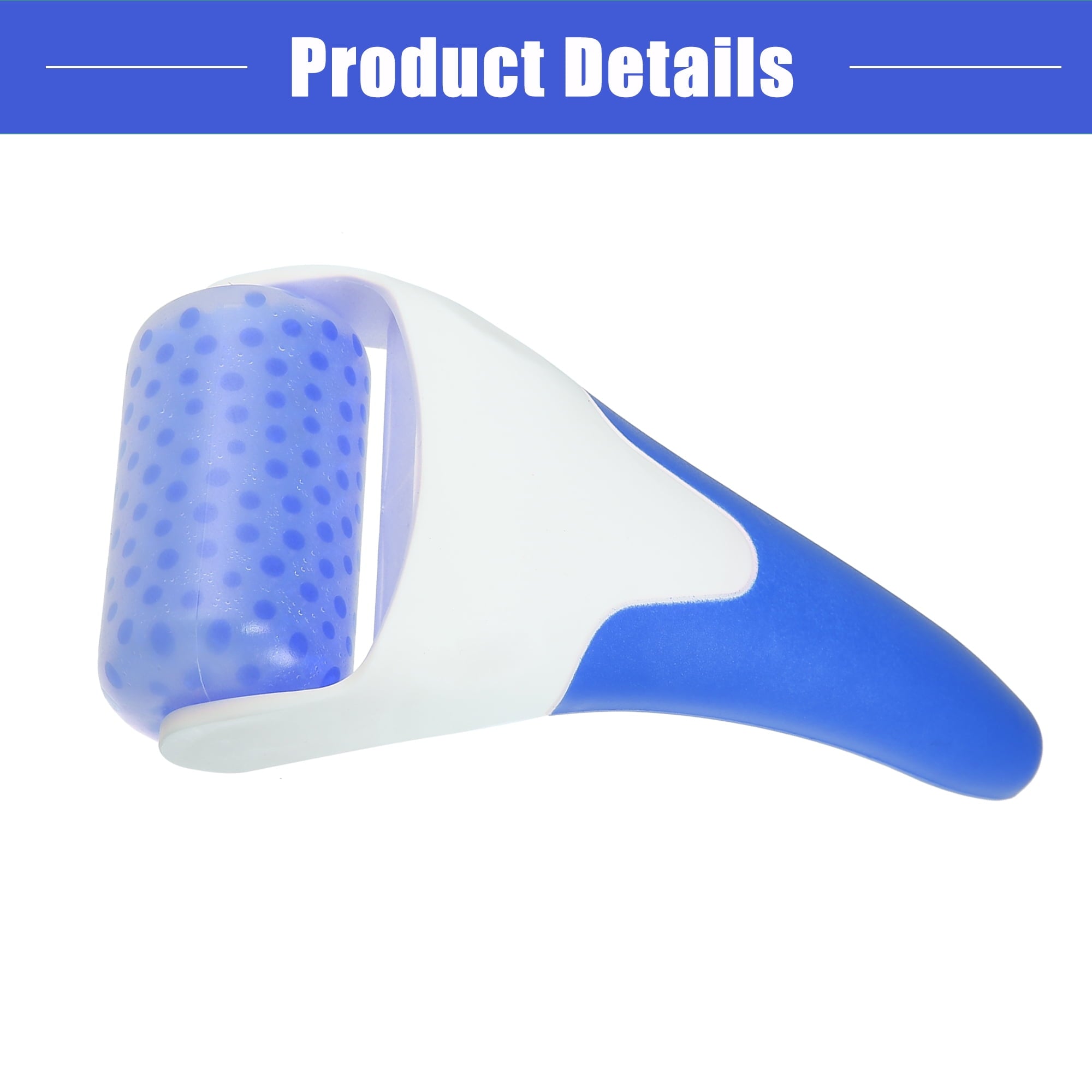 Vocoste 2 Pcs Ice Face Roller Massager Facial Roller Skin Care Tools Purple and Blue - Image 6
