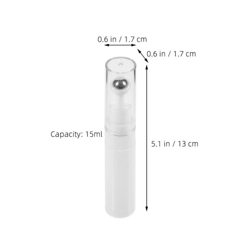 2Pcs Skincare Applicator Eye Cream Bottle Roller Acrylic .11X0.67X0.67in Ball Design - Image 2