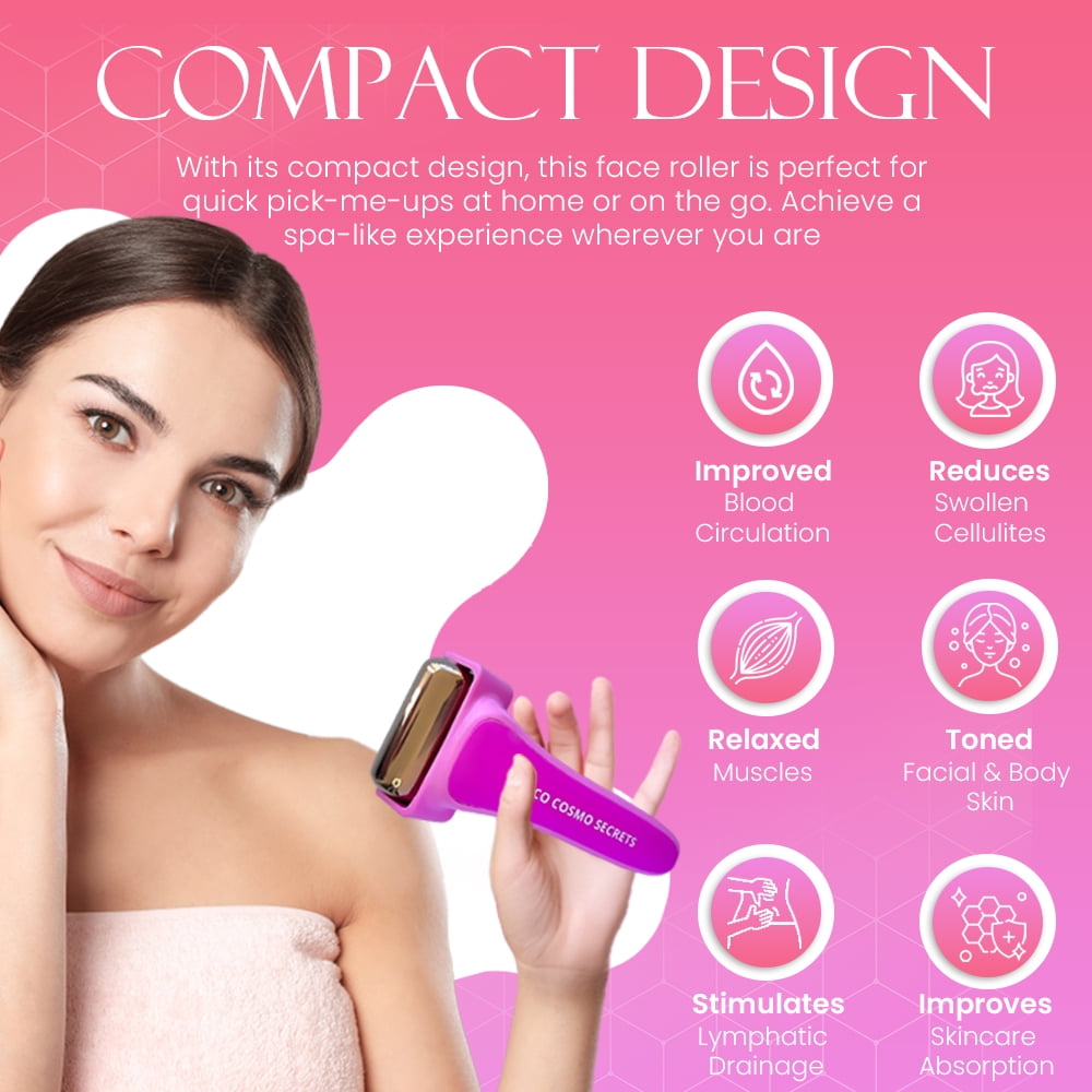 Ice Face Roller for Women - Face & Eye Puffiness Relief - Anti-Aging Skin Care for Wrinkles Stainless Steel Gadget for Radiant Skin - Image 6