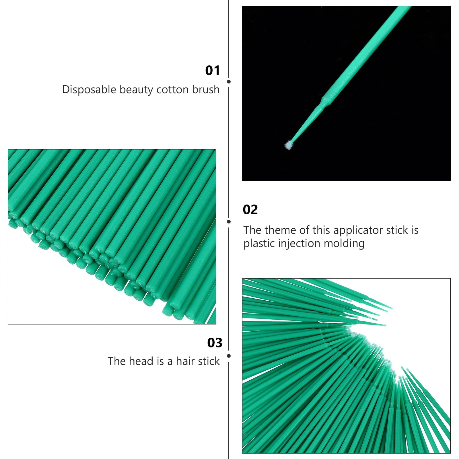 OATIPHO Safe Disposable Applicators for Applications 2Packs - Image 3