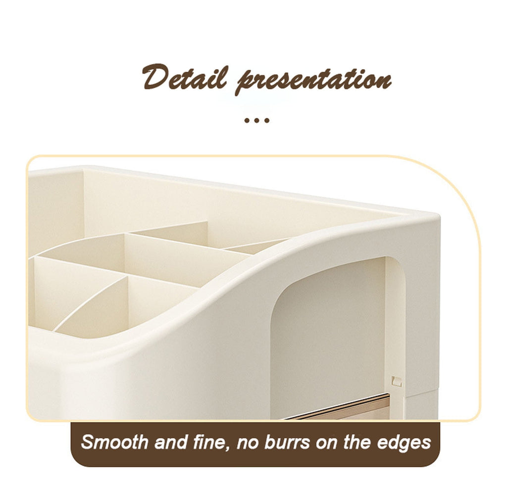 Blueek Cosmetic Organizer for Vanity Skincare, Makeup Organizer for Bathroom Countertop Vanity, Skin Care Product Jewelry Storage Box. - Image 5
