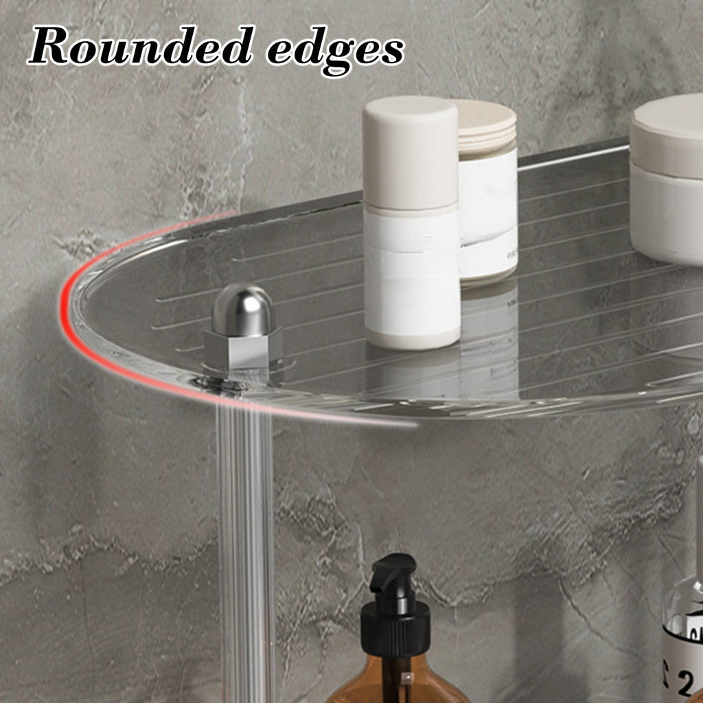 Storage Organization, Multi Layer Shelf For Storing Desktop Cosmetics Bathroom Dresser Rinsing And Care Products Facial Mask Sorting Shelf - Image 5