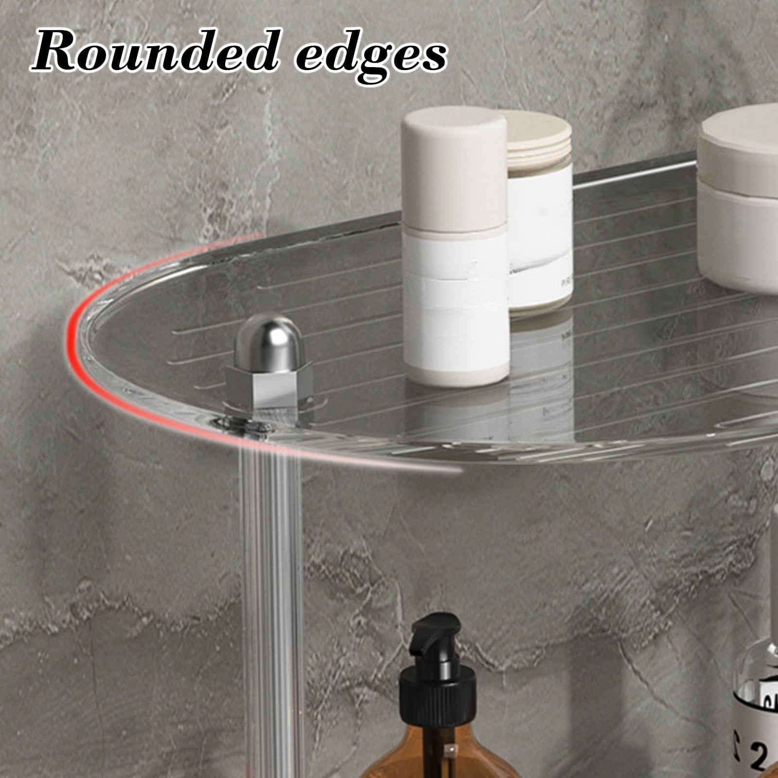 Storage Organization, Multi Layer Shelf For Storing Desktop Cosmetics Bathroom Dresser Rinsing And Care Products Facial Mask Sorting Shelf - Image 5