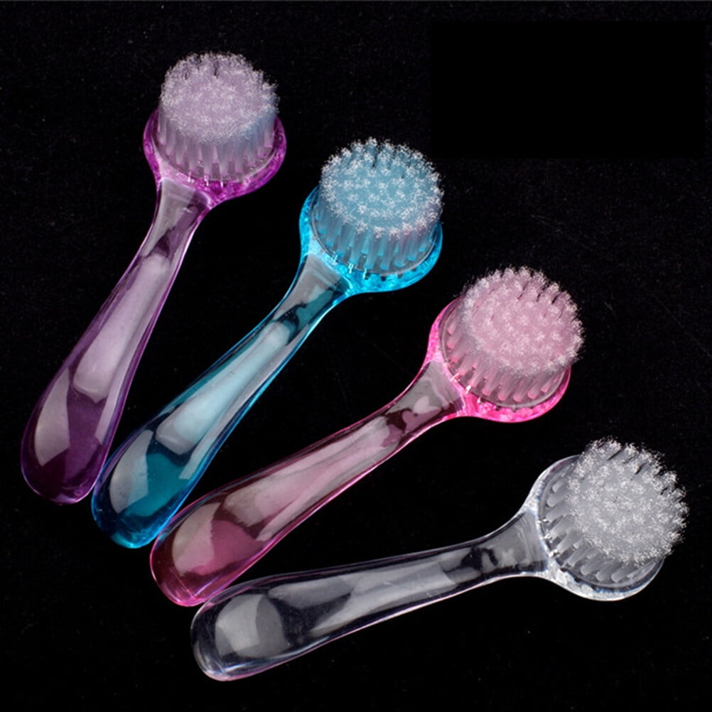Face Cleaning Brush with Cap Washing Blackhead Remover Brush Deep Pore Scrub Facial Exfoliator Skin Care Cleaning Scr... - Image 2