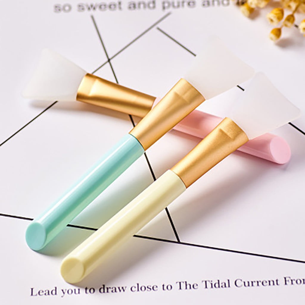 3pcs Silicone Face Mask Brushes, Flexible Facial Mud Mask Applicator Brush, Skin Care Gift Baskets for Men Cute Spa Stuff for Girls Ever Bea - Image 6