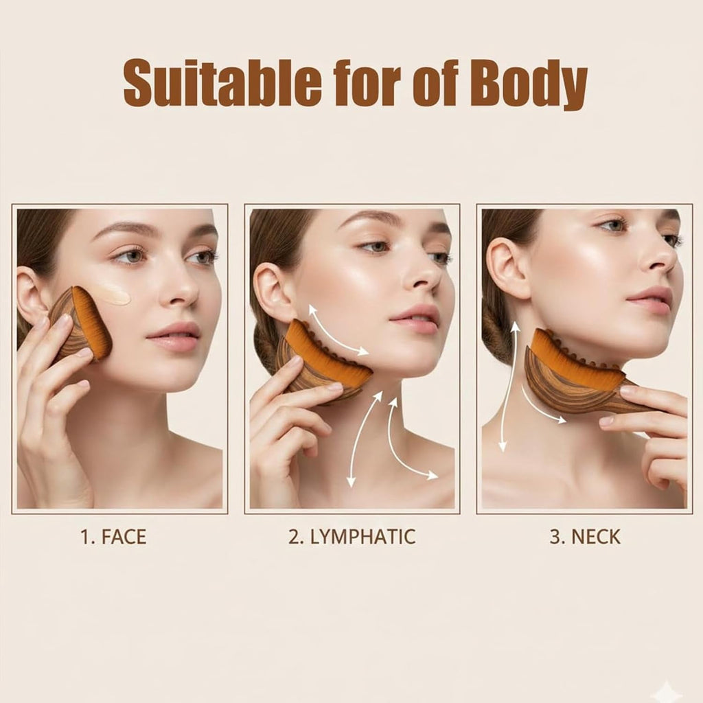 for Lymphatic Drainage,Gua Sha for ,Lymphatic Contour Eliminate Puffiness,Lifting and Firming,Sculpting, Improves Ski... - Image 6