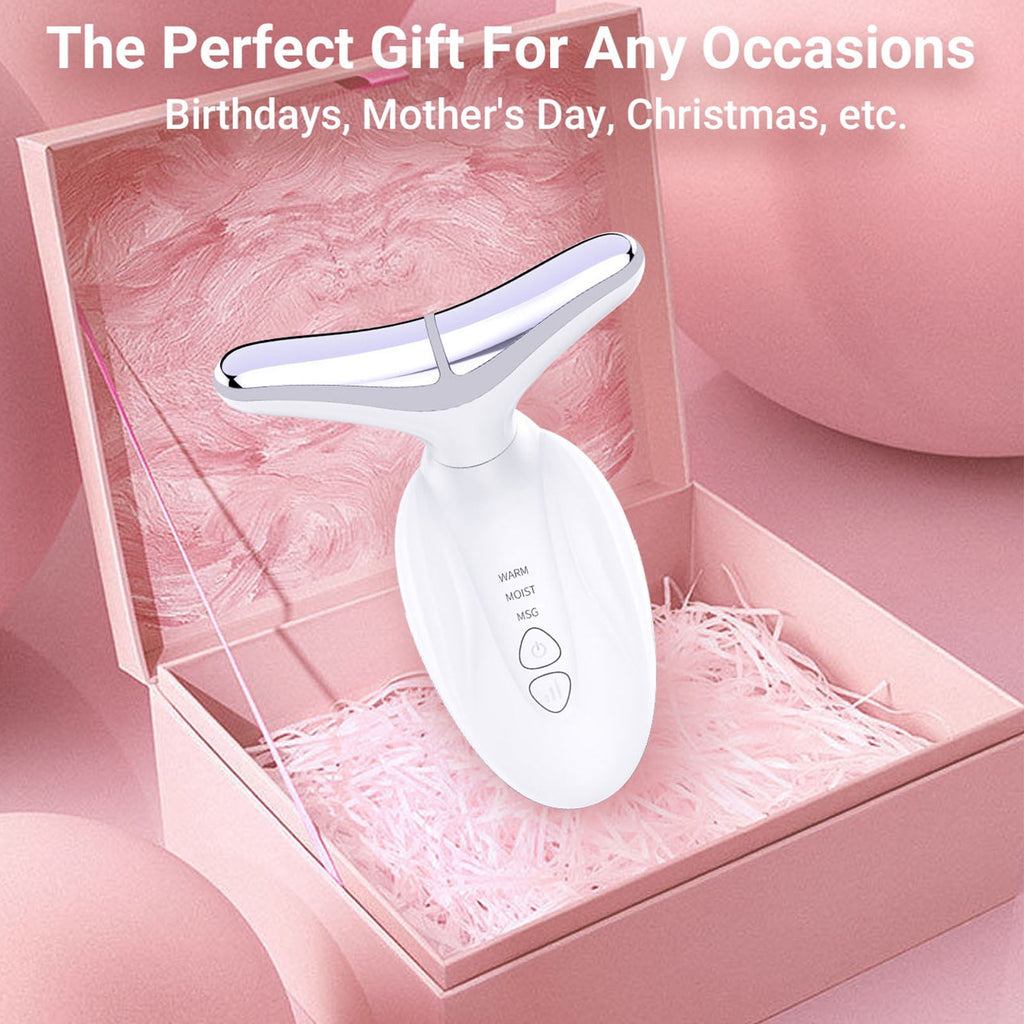 7 Color Face Massager Tool,Neck and Facial Sculpting Electric Tools,4 Modle Facial Toning Device,Multifunctional Face Lift Device for Skin C - Image 2