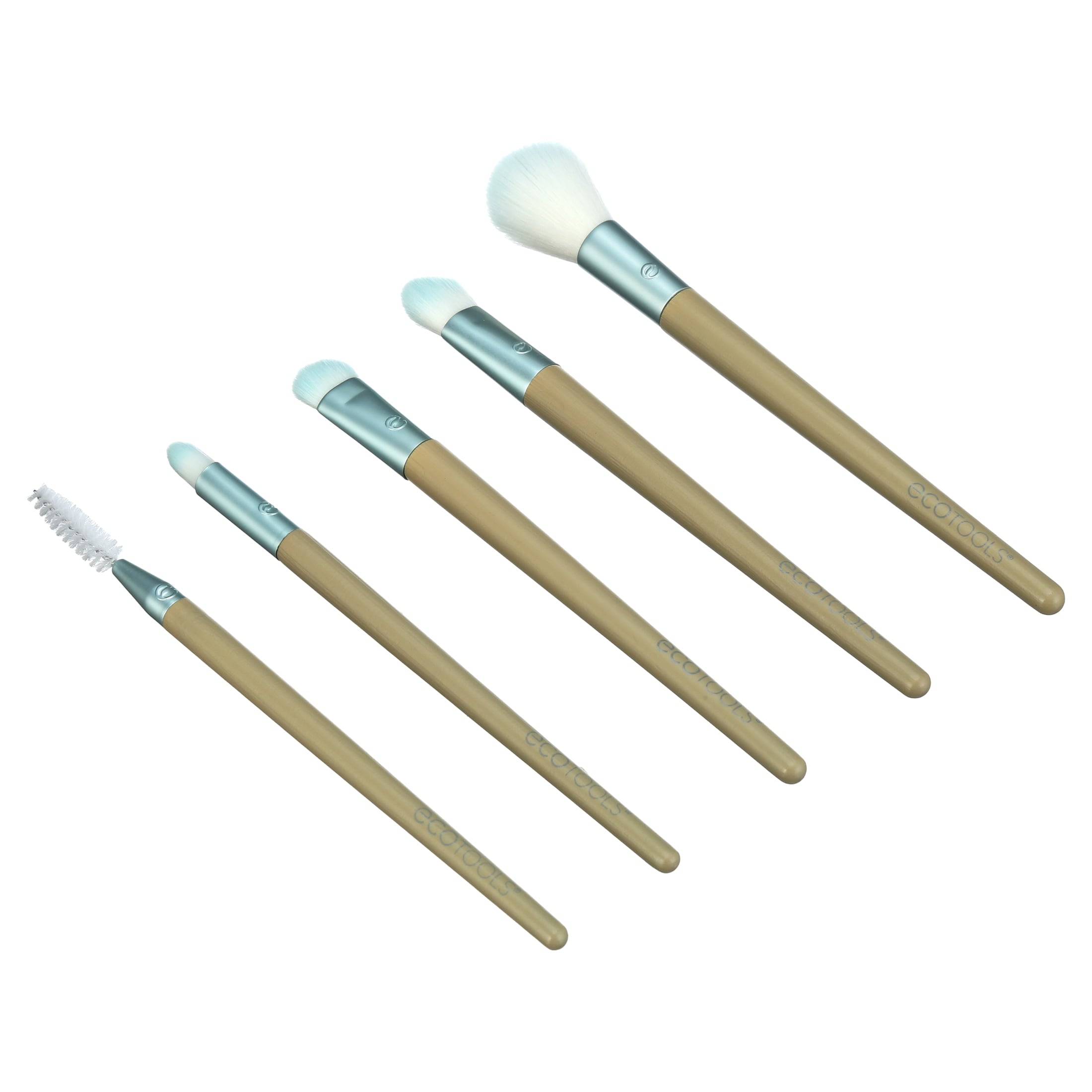 EcoTools Limited Edition Eye Shine Bright Makeup Brush Kit, 7 Piece Gift Set - Image 5