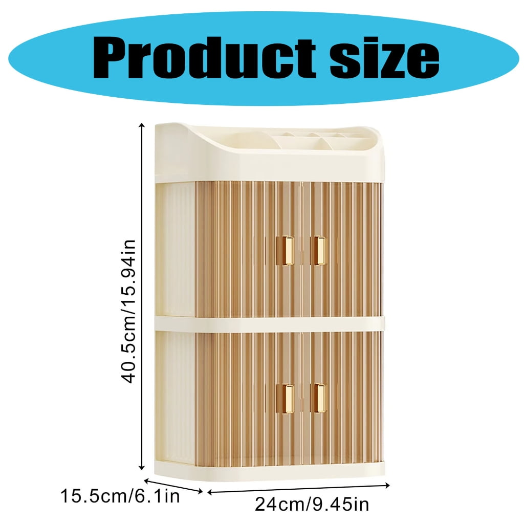 Space Saving Cosmetic Storage System 3 Level Drawers Makeup Organizers For Jewelry Skincare Products Organization - Image 5
