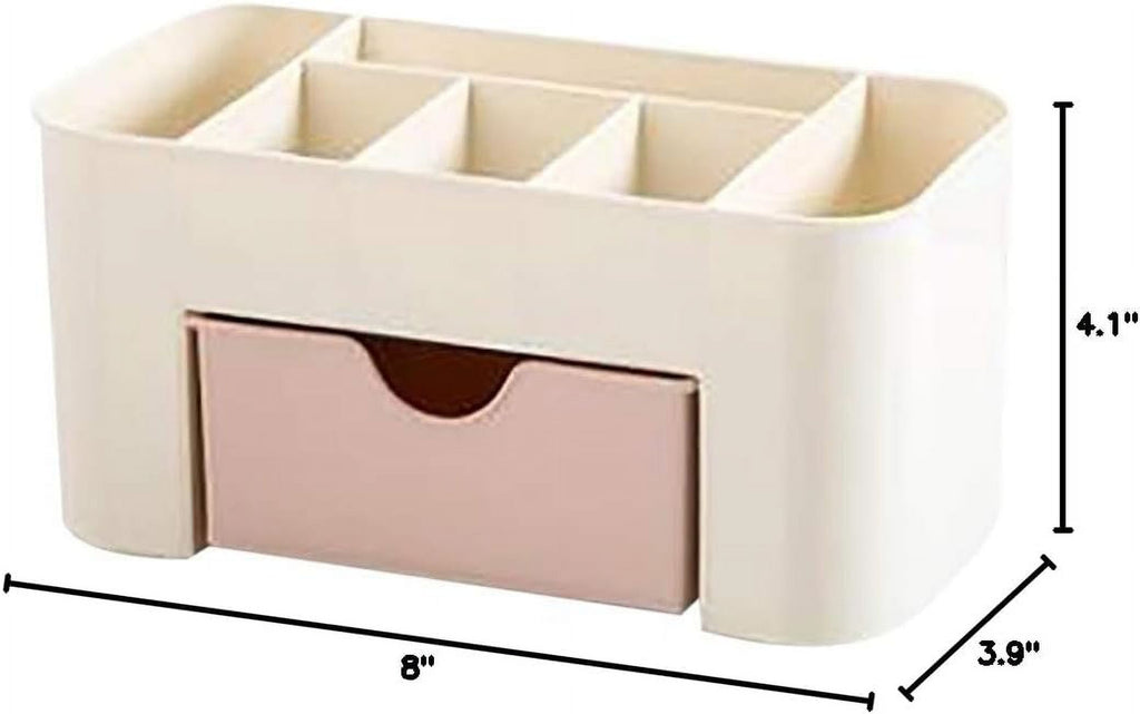 for Vanity with Brush Holder Large Capacity Cosmetic Storage Countertop Skincare for Bathroom Perfume Lotions Display... - Image 3