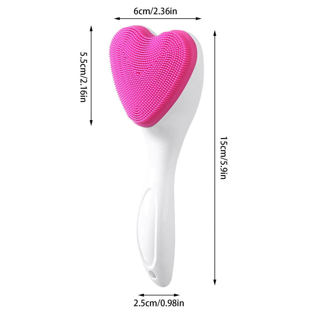 Gentle Exfoliating Facial Cleansing Brush - Handheld Beauty Makeup Tool for Deep Cleansing and Skin Care - Image 3