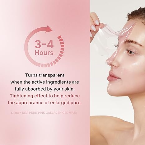 medicube Jelly Gel Mask with Salmon DNA PDRN Pink Collagen | Overnight Face Mask for Glass Glow Skin | Elasticity, Hydrating, Firming and Moisturizing | Korean Skincare, 28g x 4ea