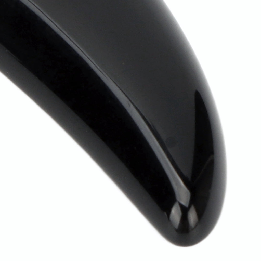 Black Obsidian Curved Cosmetic Spatula Scoop, Mini Gua Sha Jade Stone Makeup Applicator for Eye Cream and Face Masks,... - Image 3