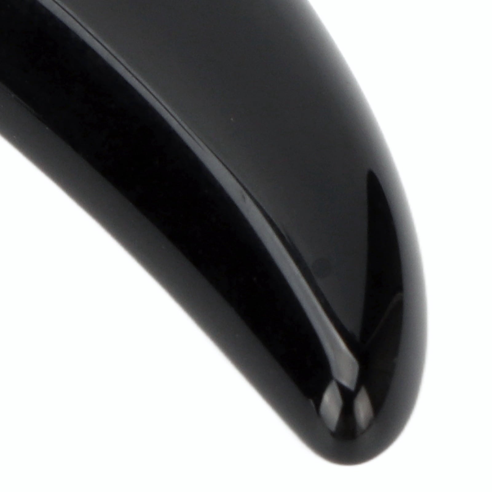 Black Obsidian Curved Cosmetic Spatula Scoop, Mini Gua Sha Jade Stone Makeup Applicator for Eye Cream and Face Masks,... - Image 3