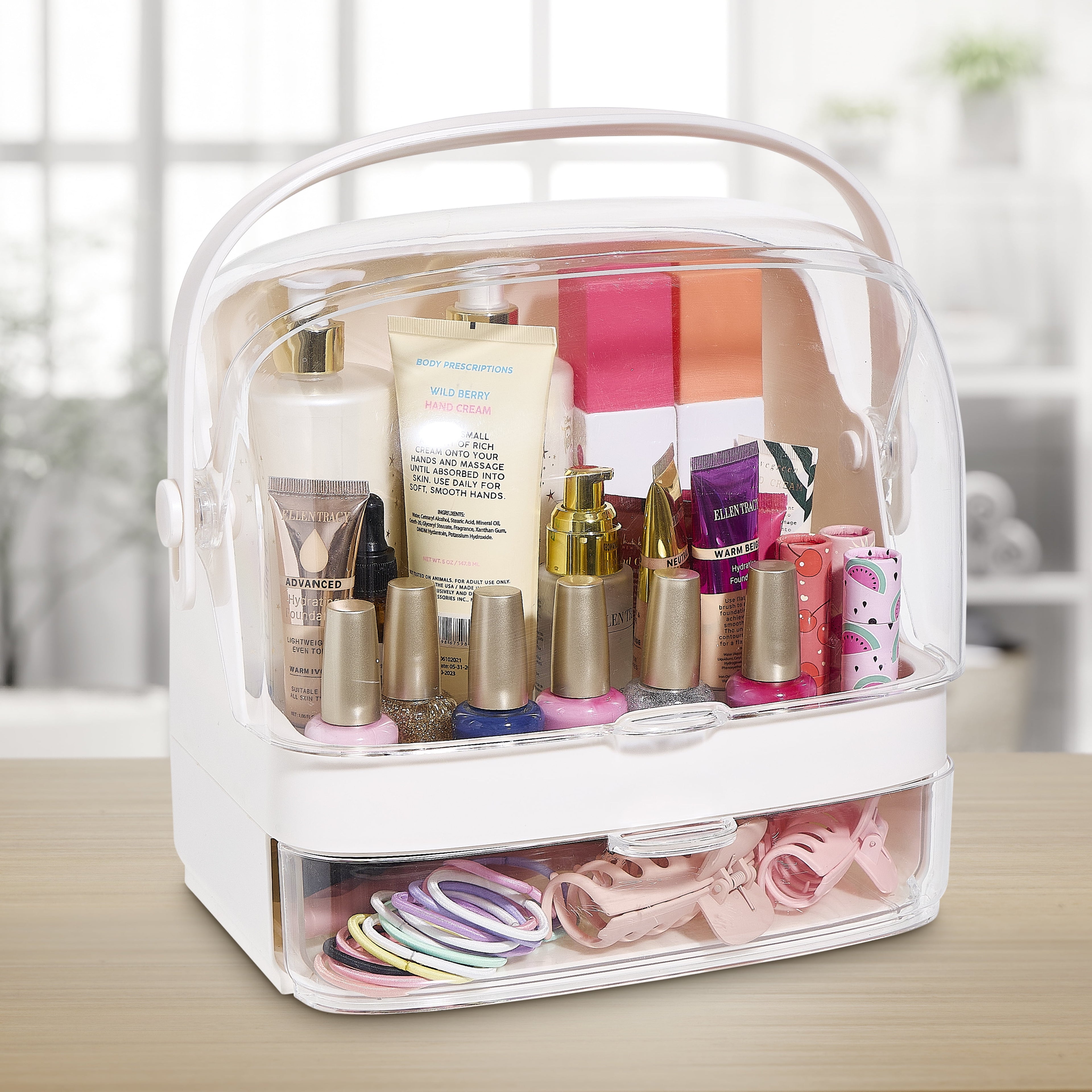 Makeup Organizer Skincare Organizers - Cosmetic Display Cases with Transparent Cover, SkinCare Organizers for Bathroo... - Image 4