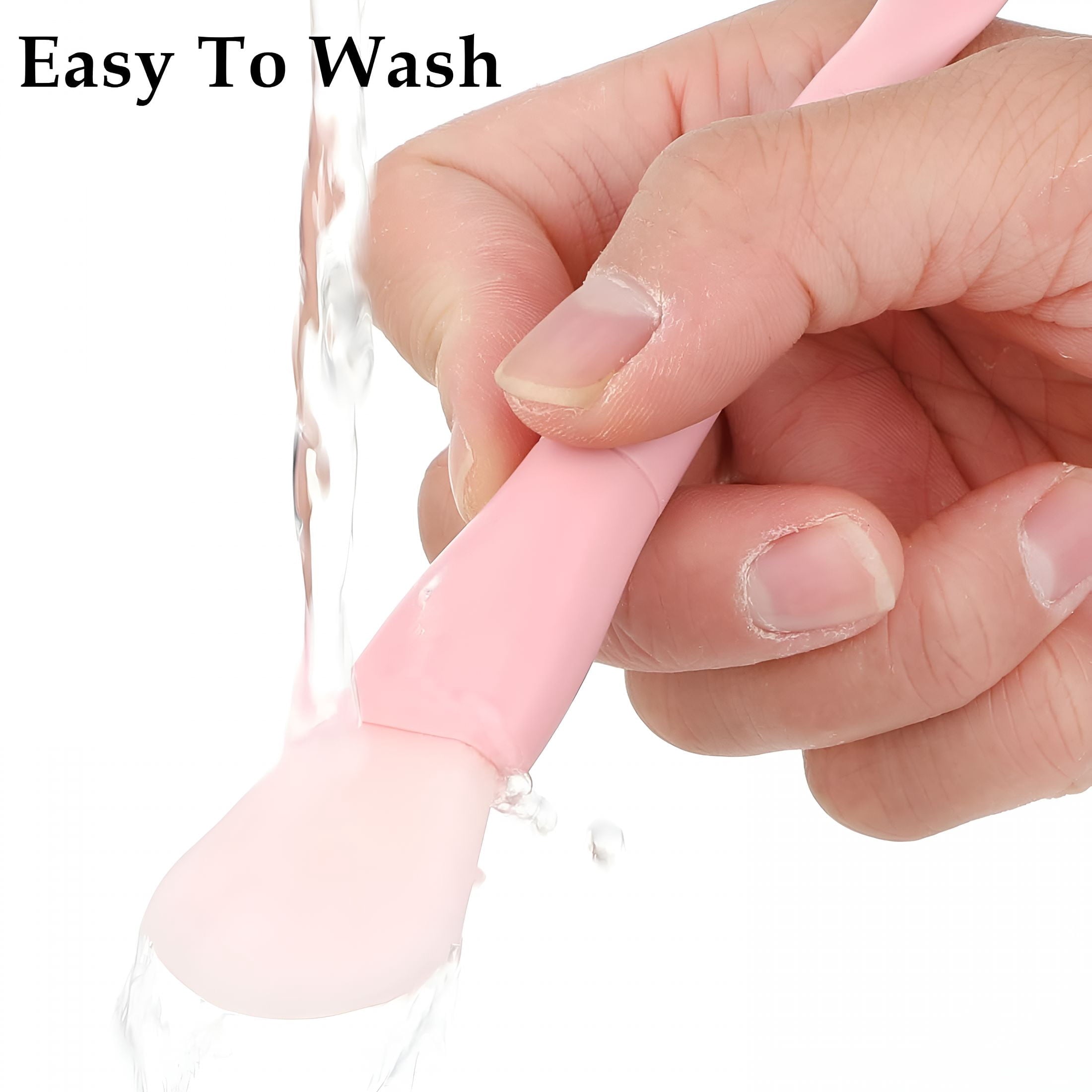 2Pcs Silicone Face Mask Brush Applicator Soft Face Mask Applicator Face Mask Spatula Facial Mask Brush Skincare Appli... - Image 6