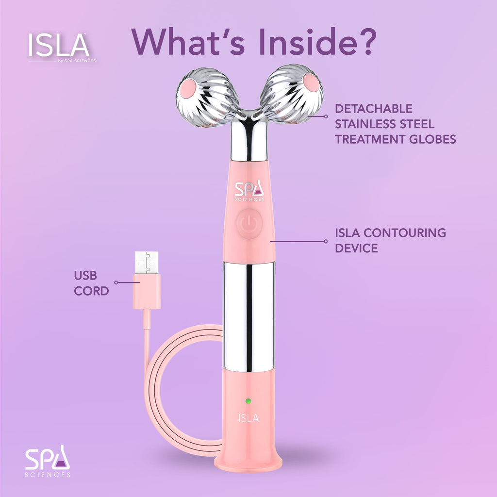 ISLA Sonic Ice & Heat Contouring Roller, Stainless Steel for Face & Neck, Reduces Puffiness, Fine Lines, and Wrinkles... - Image 5