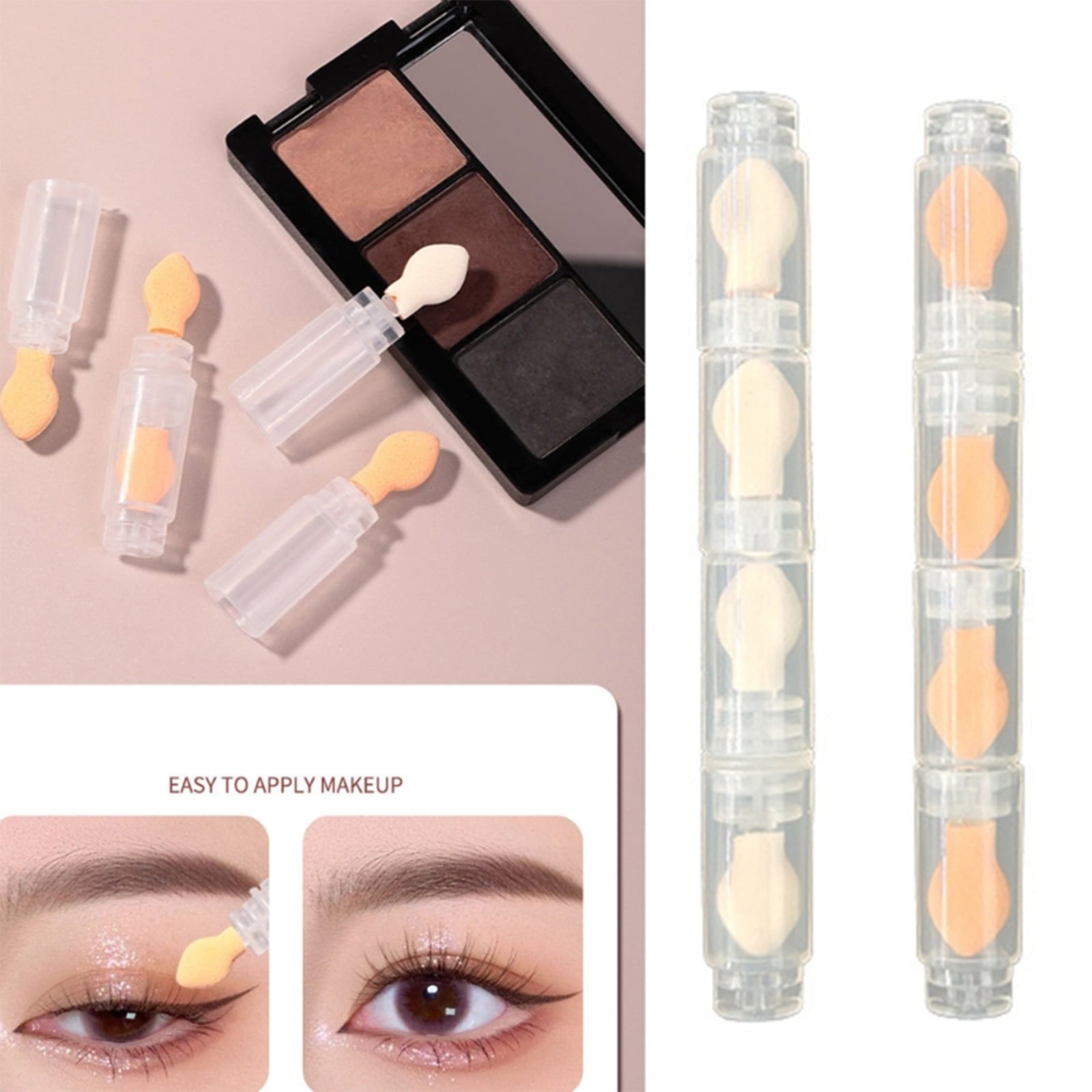 Detachable Sponge Brushes Eyeshadow Applicator For Professional Use Eyeshadow For Makeup Professional Skincare - Image 5