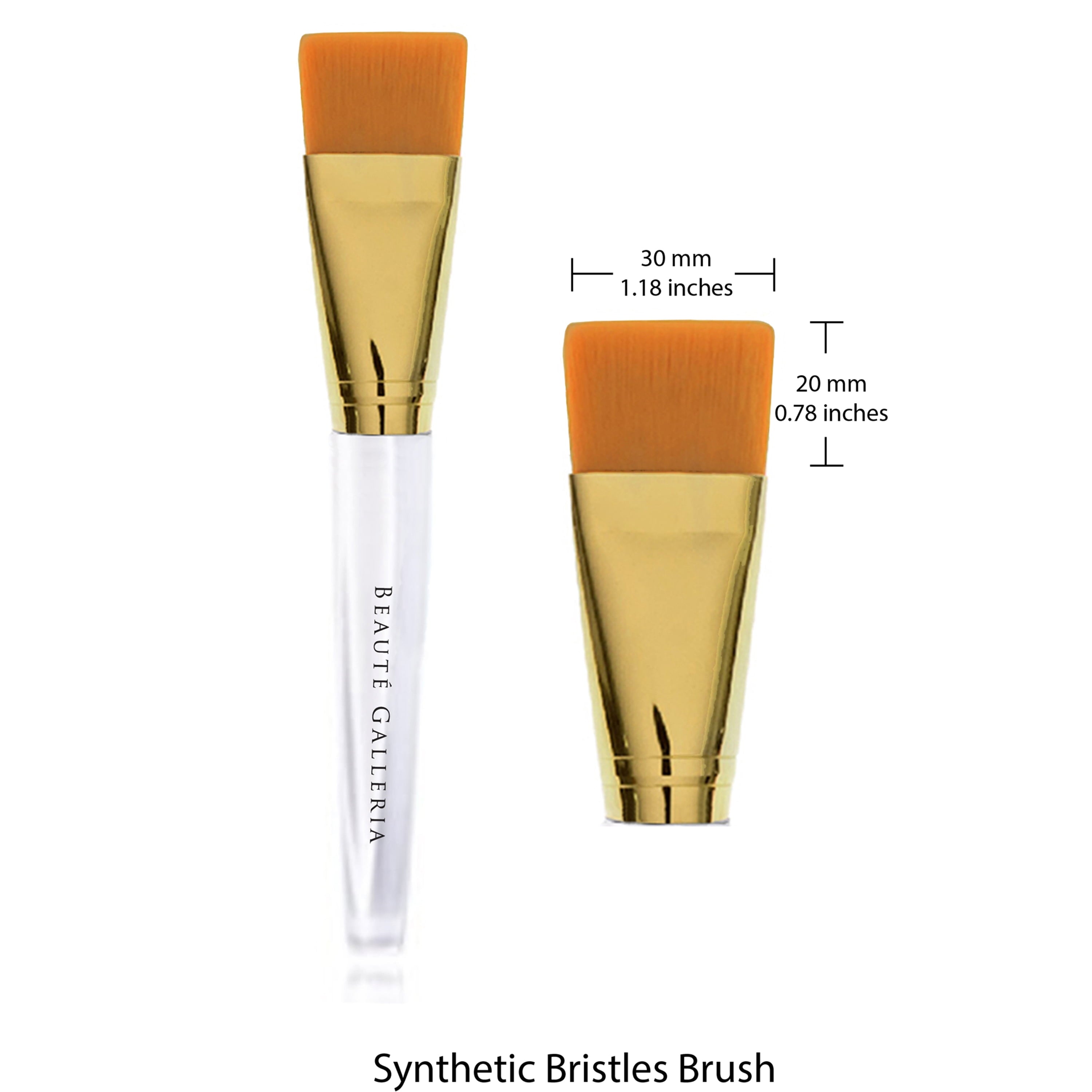 Nylon Bristles Facial Mask Brush Tool, for Face and Neck Mask, Mess-Free Home Spa Applicator, 1 Pack - Image 4