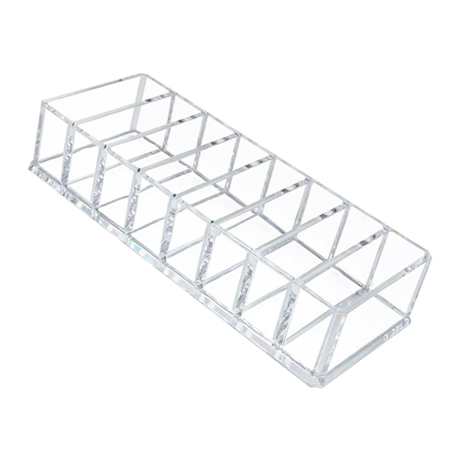 Compact Make Up Organizer Made of Acrylic, Display Case for Skincare Cosmetics, Make Up Organizer with 8 Cube Compart... - Image 3