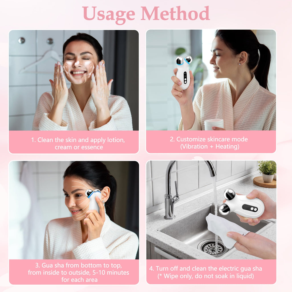 for Anti-Aging & Skin Tightening - At-Home Face Lift Tool to Reduce Wrinkles, Firm Skin & Boost Serum Absorption, Rec... - Image 5