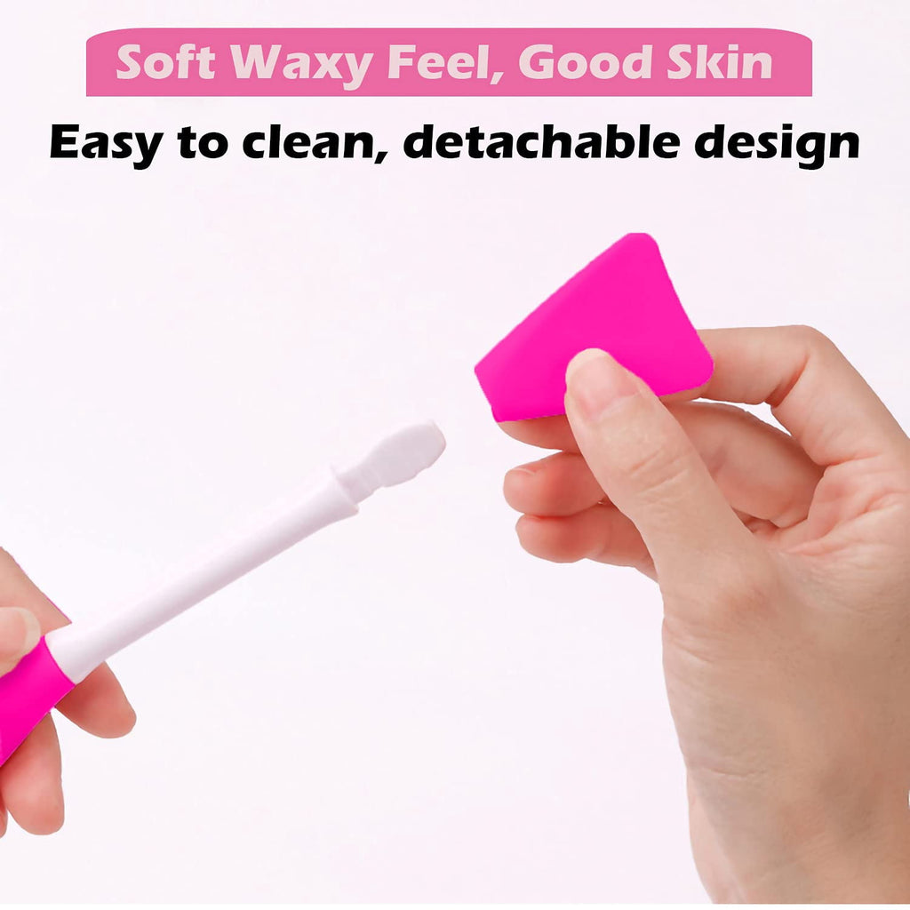 Mask Applicator Silicone Face Brush Face Mud Cream,Clay Mask,DIY,Modeling Mask Brushes DIY Mud Mixing Spatula Double-... - Image 5