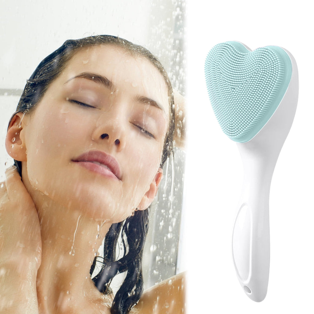 Gentle Exfoliating Facial Cleansing Brush - Handheld Beauty Makeup Tool for Deep Cleansing and Skin Care - Image 2