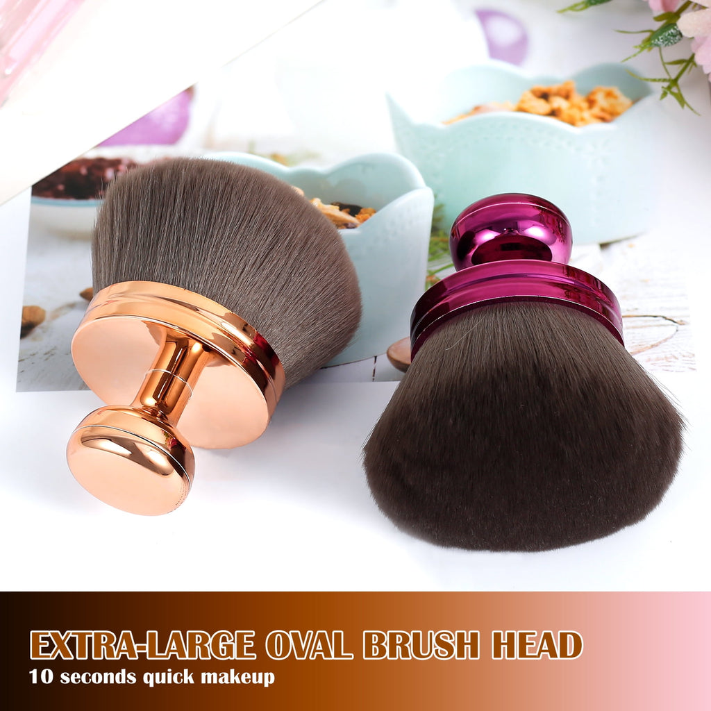 2pcs Tan Back Applicator Set Multipurpose Portable Large Body Makeup Brush Professional Oval Face Leg for Beginner Pu... - Image 5