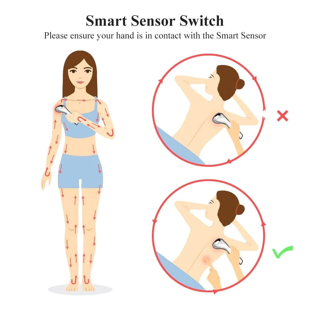 Anti-Aging Face Body Massager with Stainless Steel Roller - Image 5
