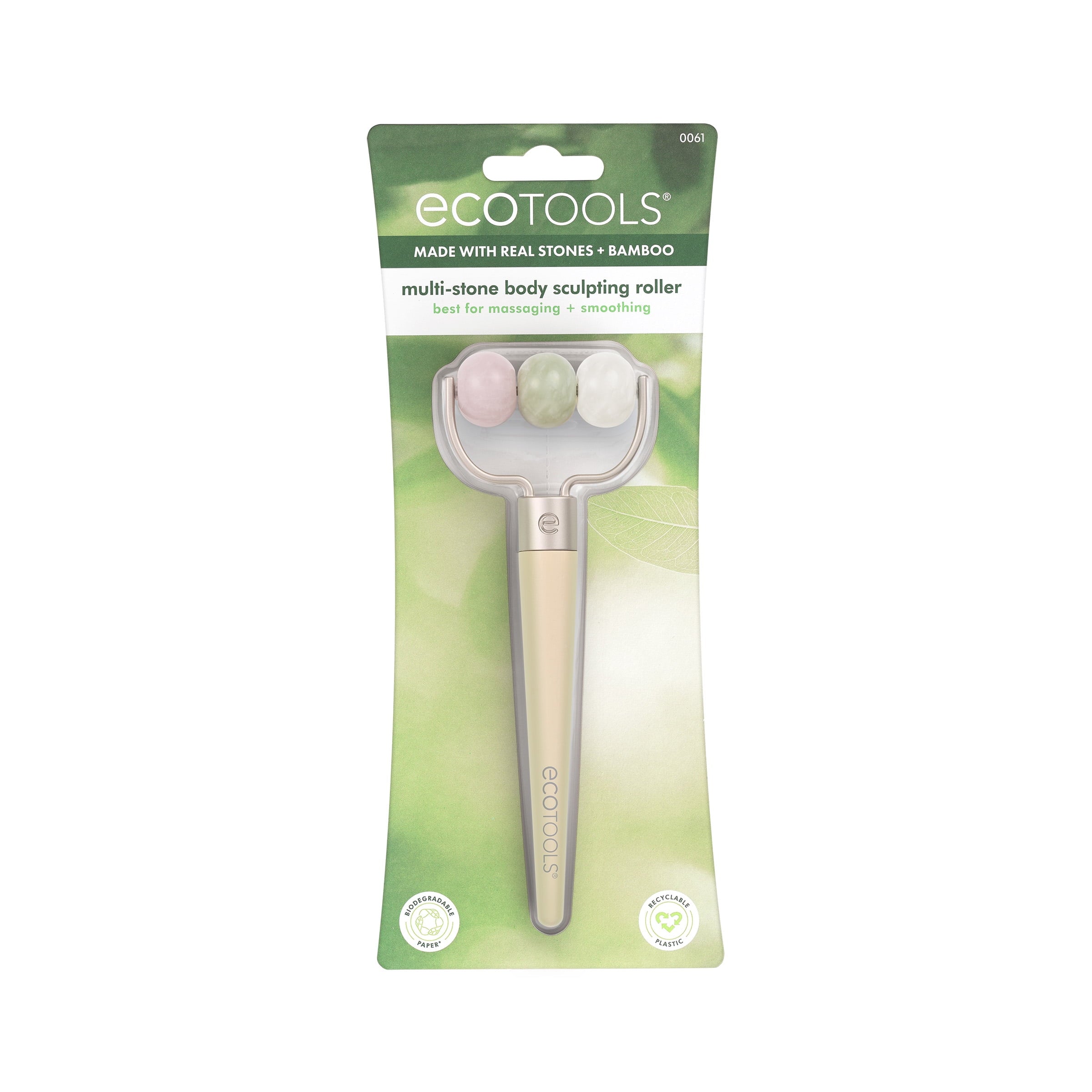 EcoTools Multi Stone Massage Roller, Depuff & Sculpt, Face & Body Tool, 1 Count - Image 2