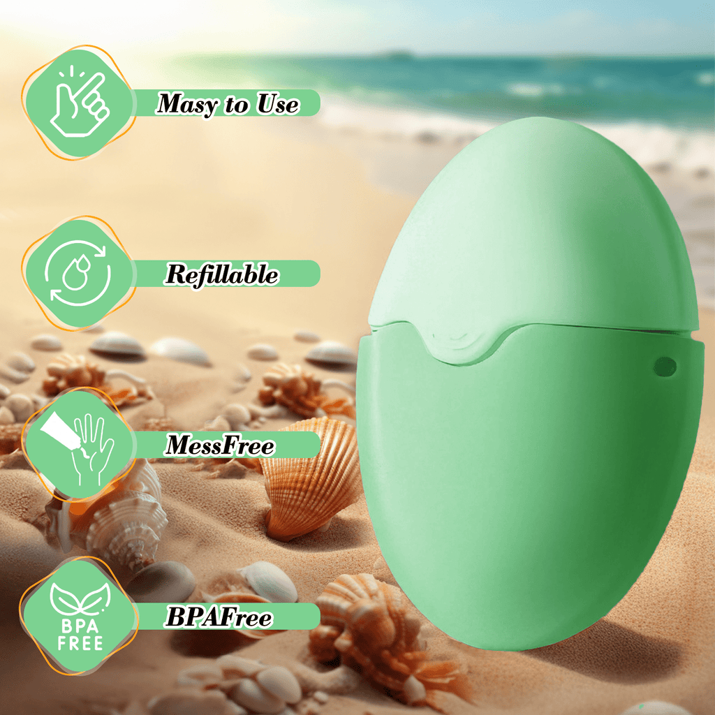 Roll on Sponge , Suncream & Lotion, Sun Screen Applicator for Kids, Adults & Families, Perfect Size for Travel - Image 3