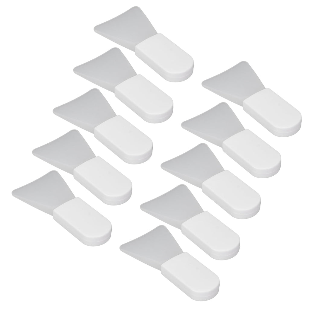 10pcs Silicone Facial Mask Applicator Set, Mini White Soft Mask Brush for Mud Mask, Eye Mask, Body Lotion, Short Hand... - Image 6