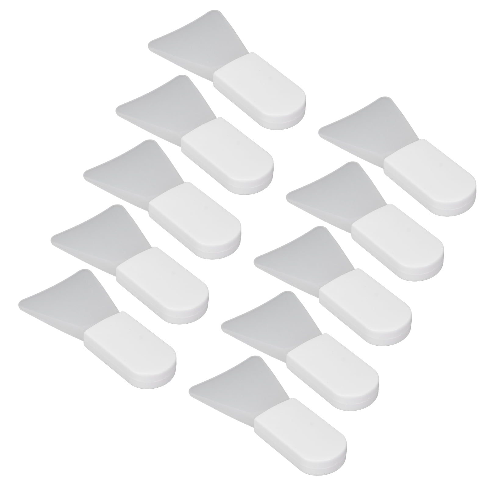 10pcs Silicone Facial Mask Applicator Set, Mini White Soft Mask Brush for Mud Mask, Eye Mask, Body Lotion, Short Hand... - Image 6