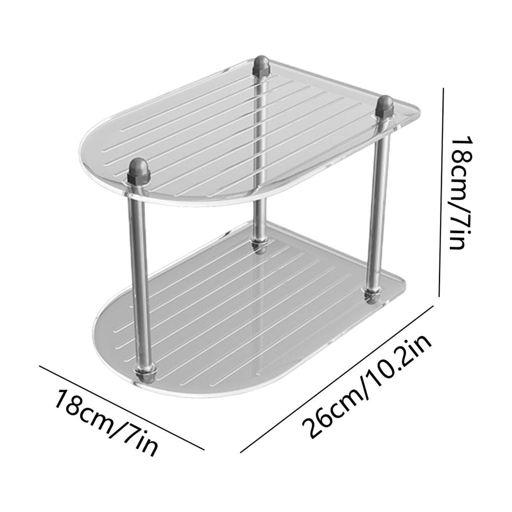 Storage Organization, Multi Layer Shelf For Storing Desktop Cosmetics Bathroom Dresser Rinsing And Care Products Facial Mask Sorting Shelf - Image 3