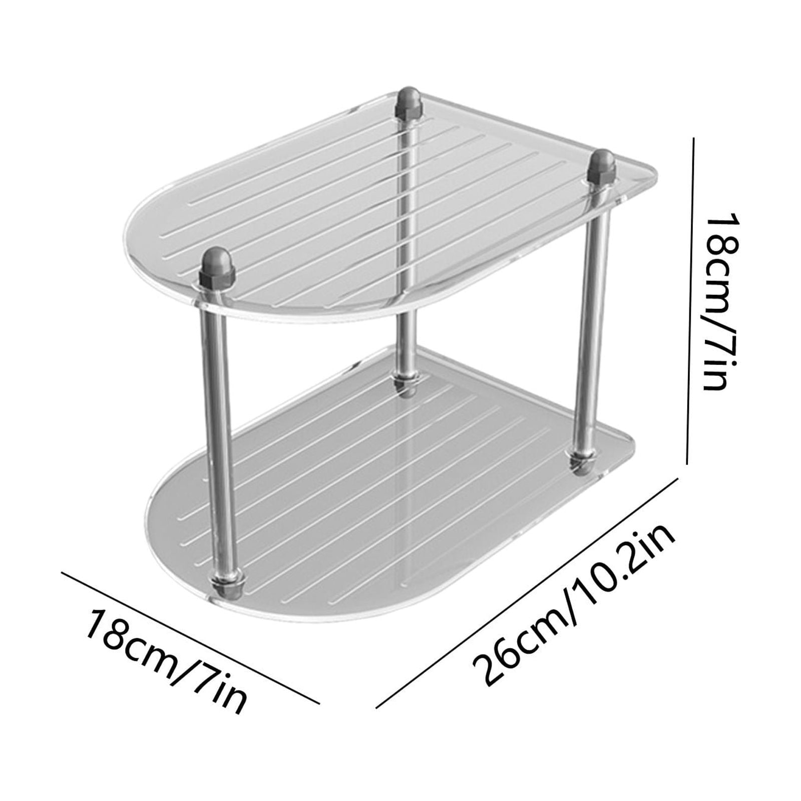 Storage Organization, Multi Layer Shelf For Storing Desktop Cosmetics Bathroom Dresser Rinsing And Care Products Facial Mask Sorting Shelf - Image 3