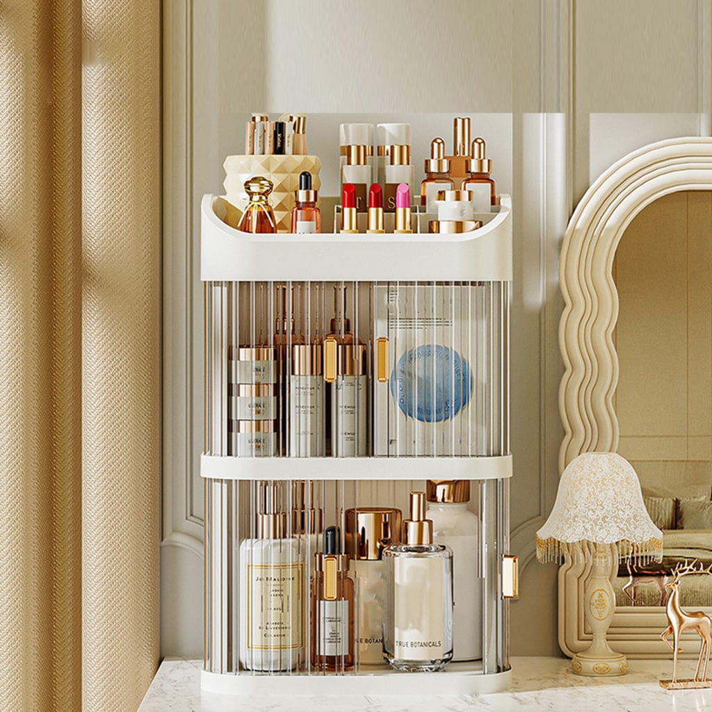 Space Saving Cosmetic Storage System 3 Level Drawers Makeup Organizers For Jewelry Skincare Products Organization - Image 3