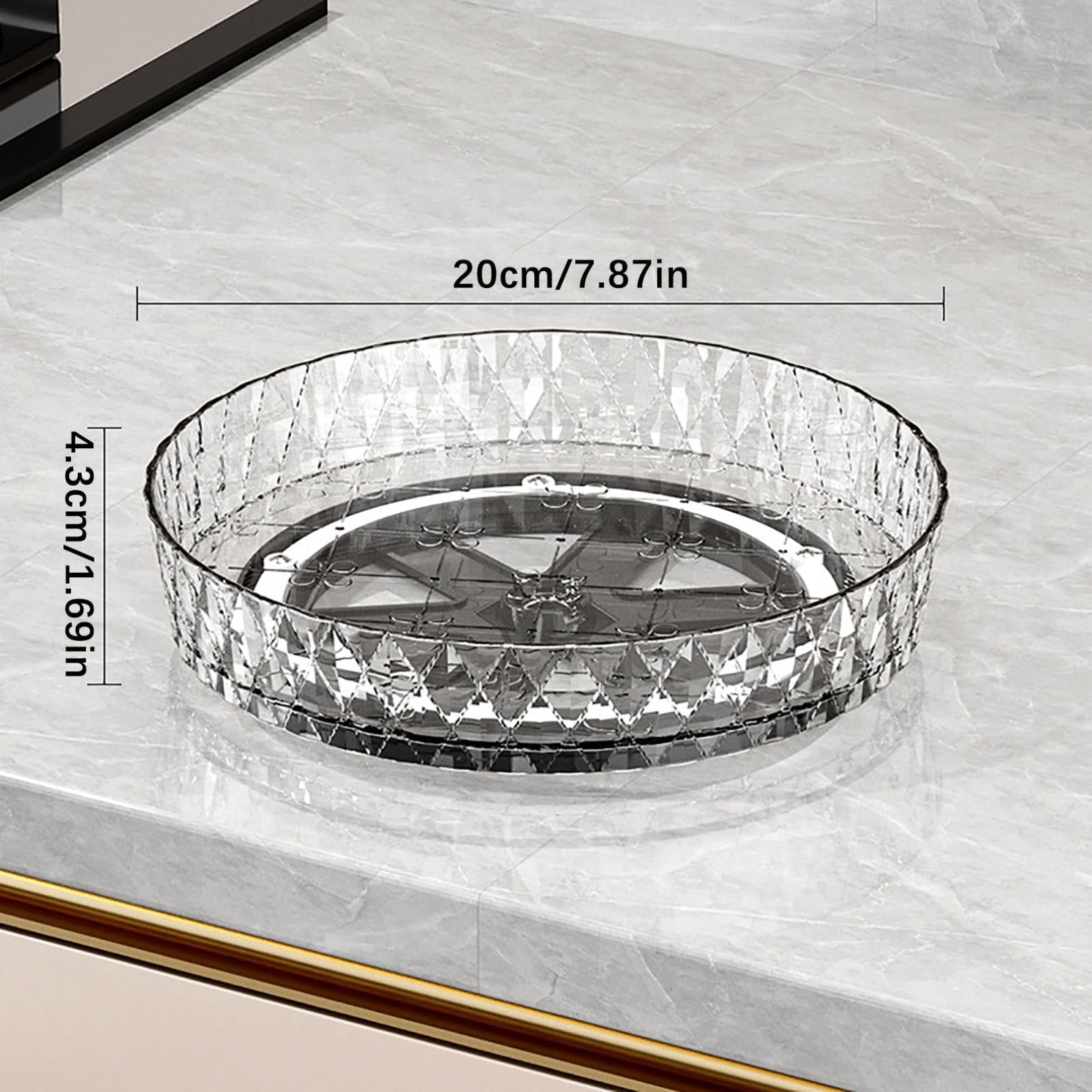 Makeup Perfume Organizer Tray 360°Rotating Lazy Susan,Spinning Organizer And Skincare & Cosmetics Storage With Large ... - Image 3