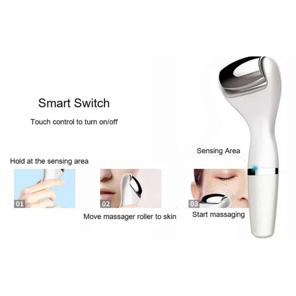 Anti-Aging Face Body Massager with Stainless Steel Roller - Image 3