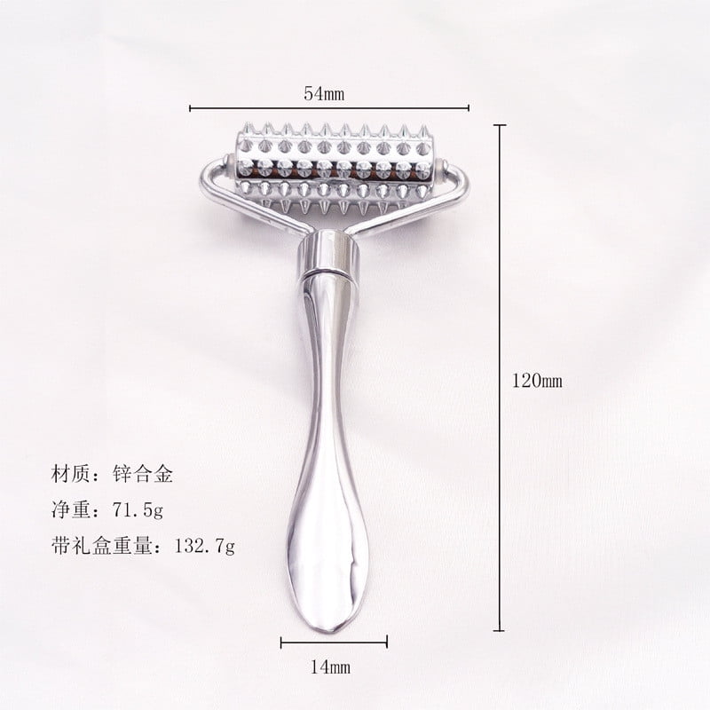 Acupressure Massage Roller for Hands and Face - Stainless Steel Face Massage Roller - Versatile Face Massager for Dee... - Image 2