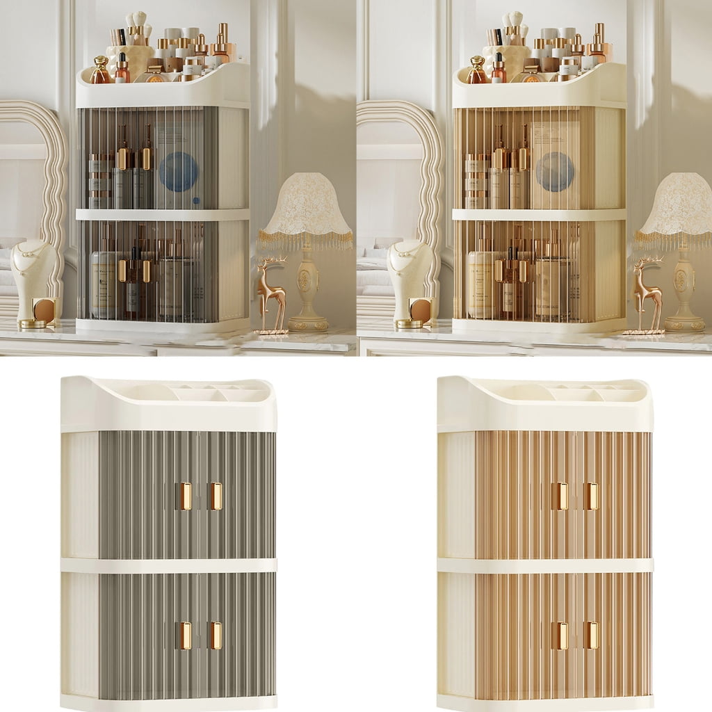Space Saving Cosmetic Storage System 3 Level Drawers Makeup Organizers For Jewelry Skincare Products Organization - Image 2