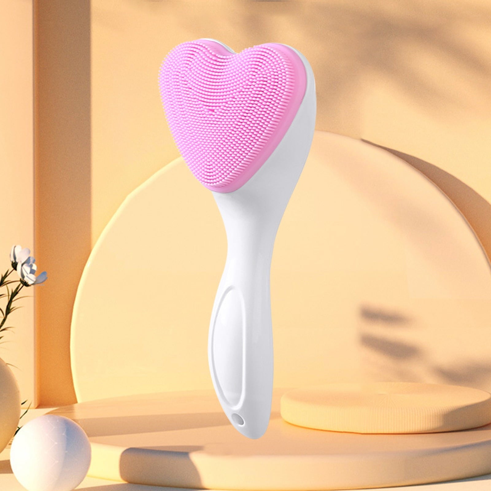 Gentle Exfoliating Facial Cleansing Brush for Beauty Makeup Tool - Handheld Bath Brush for Deep Cleanse and Skin Care... - Image 4