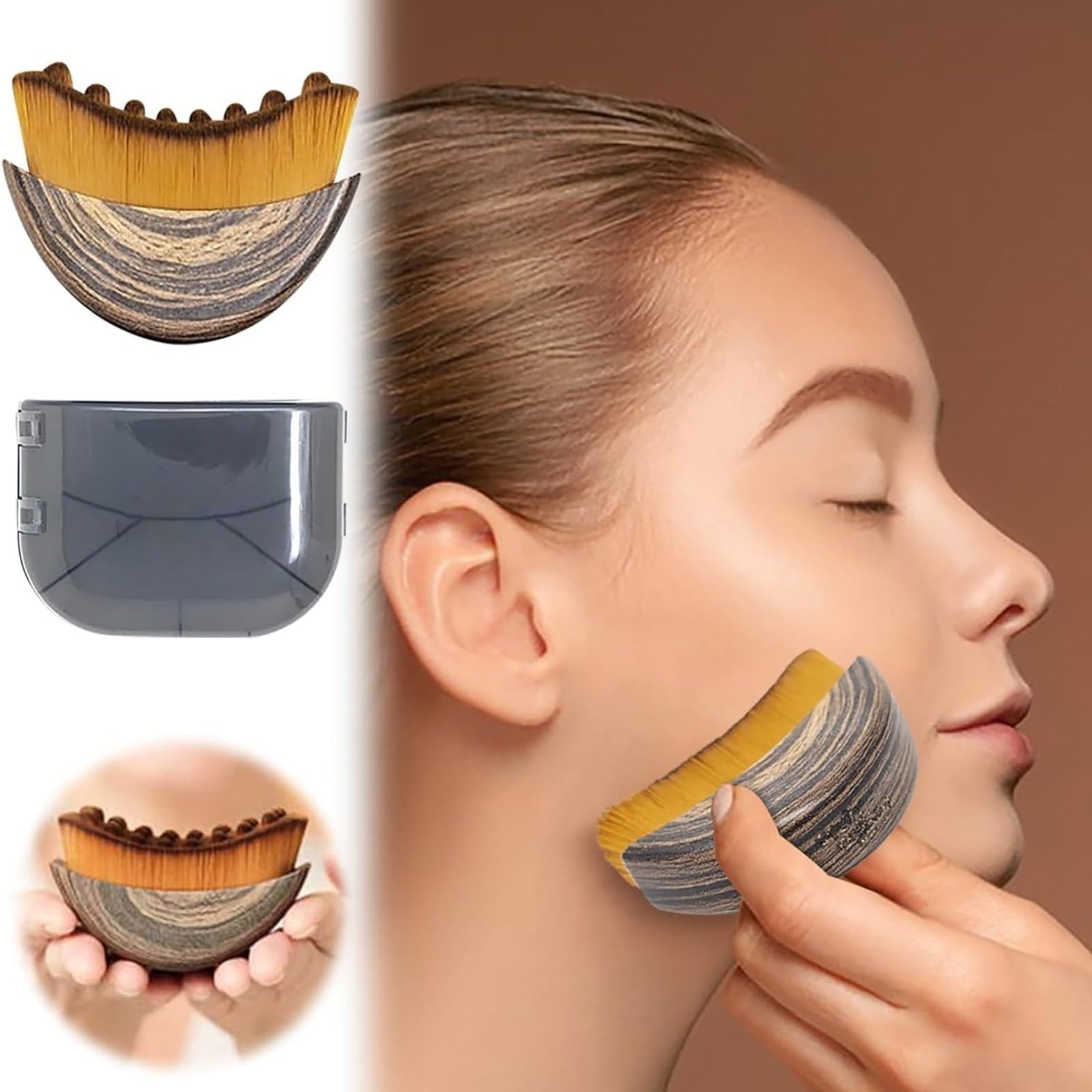 New Lymphatic Contour Face Brush, Contour Face Brush for Lymphatic Drainage, Face Lifting Tool for Skincare Routine |... - Image 3