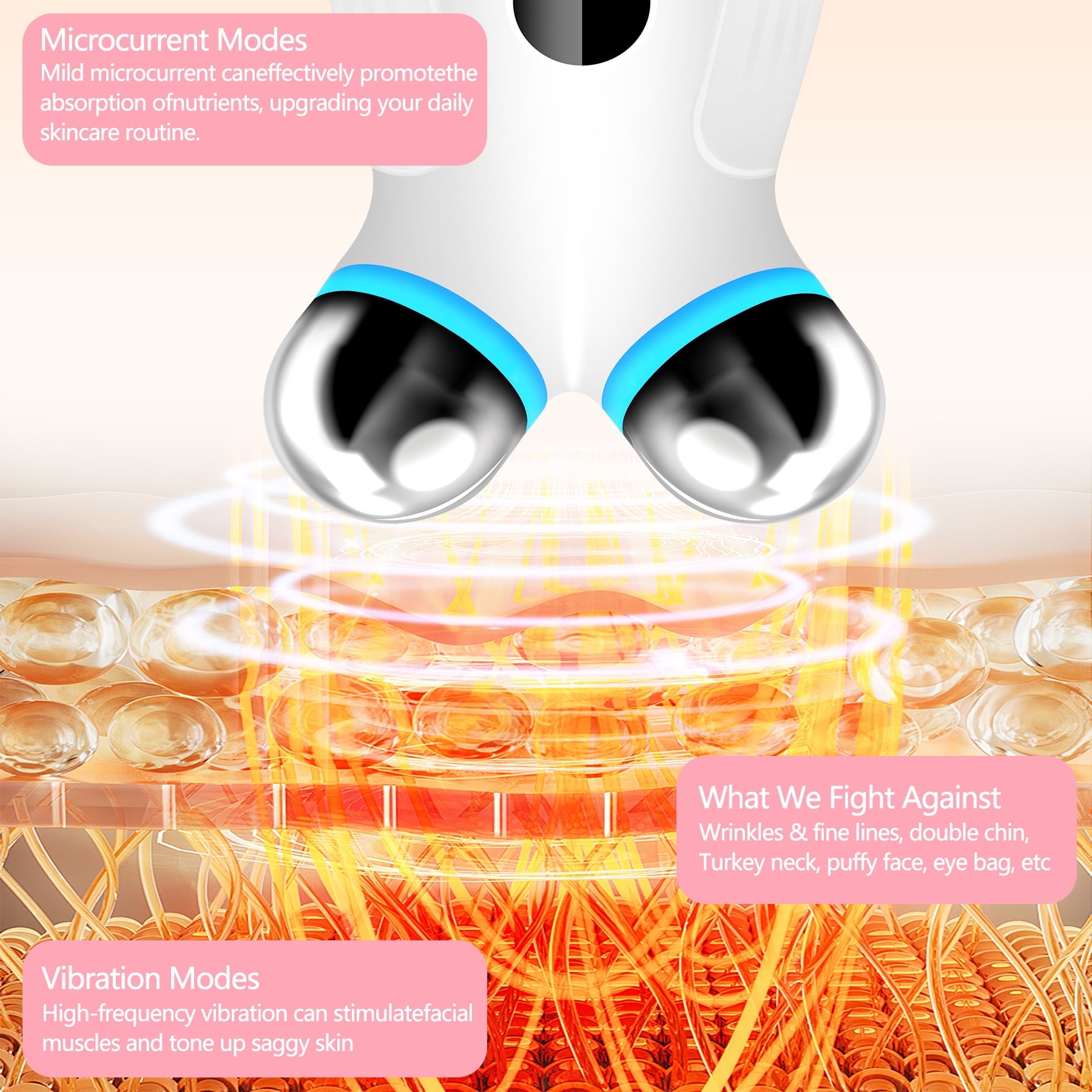 for Anti-Aging & Skin Tightening - At-Home Face Lift Tool to Reduce Wrinkles, Firm Skin & Boost Serum Absorption, Rec... - Image 6