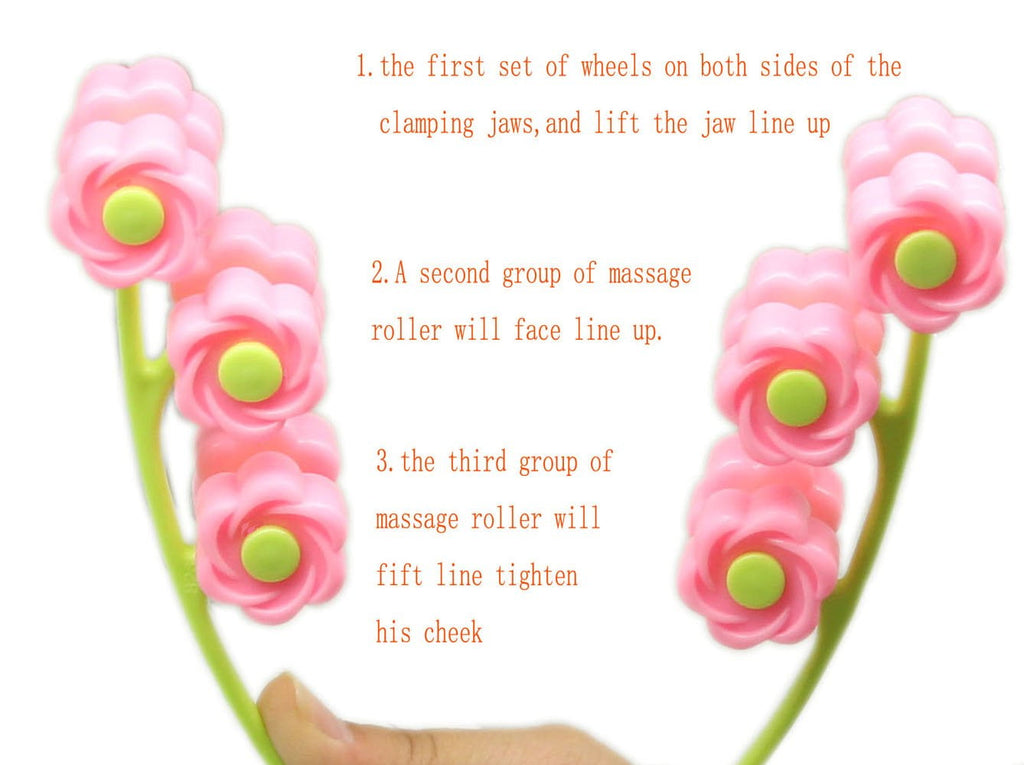 Face Massager,SinLoon Facial Massage, Flower Type Massage Roller for V Face Pull Tight Firming, Beauty Tool - Image 4