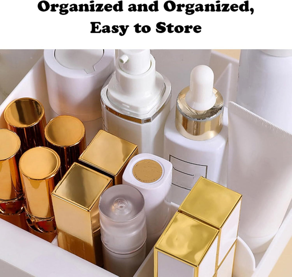 Skincare Organizer,Makeup Organizers for Vanity with 3 Drawers,Cosmetic Storage for Bathroom,Countertop Makeup Organi... - Image 5