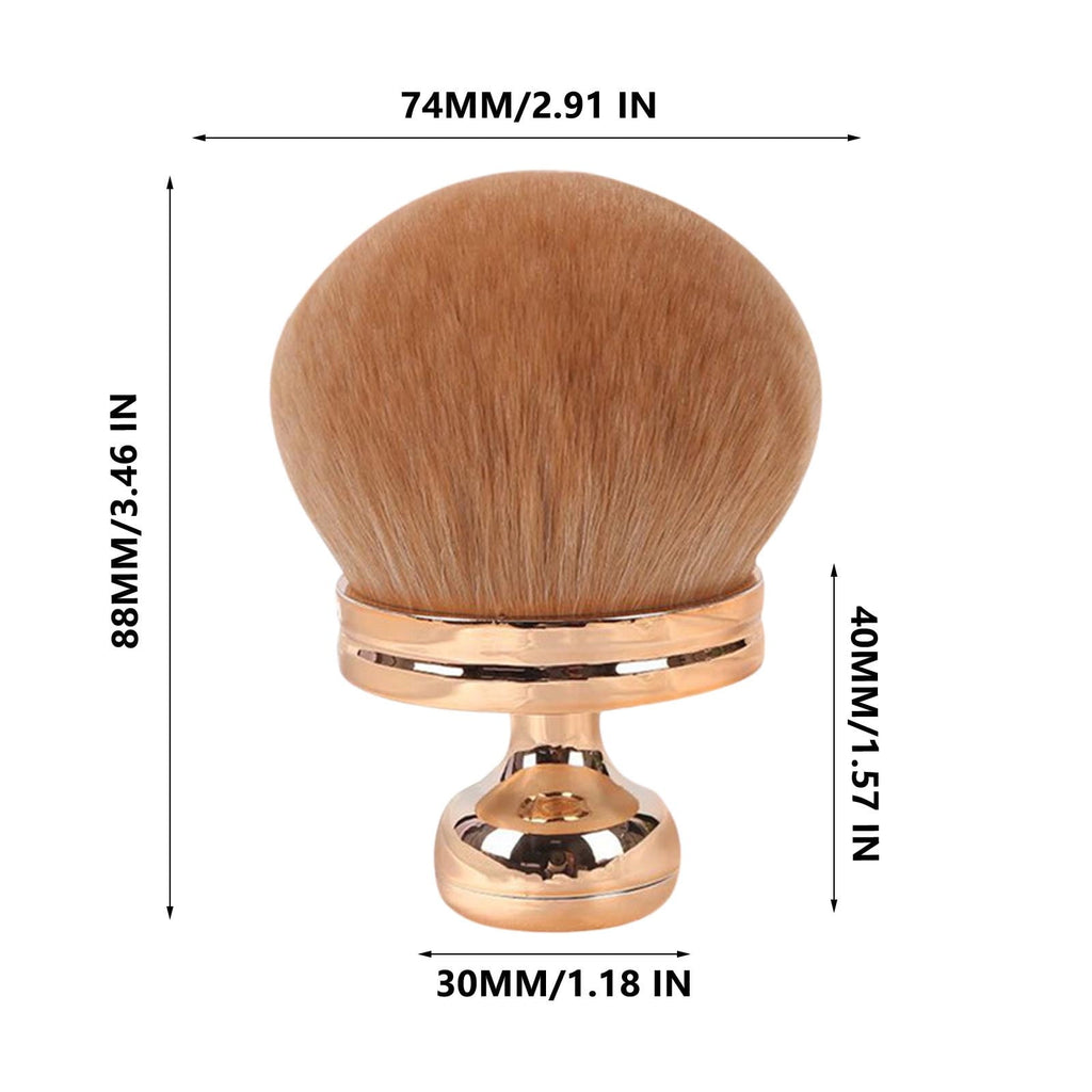 Soft Bristled Extra-Large Makeup Brush for Body & Face Self Tanner, Multi-Purpose Cosmetic Applicator with Drawstring... - Image 3