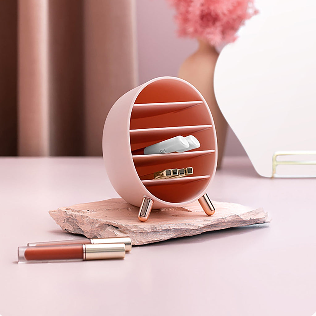 Jewelry Boxes & Organizers Free Shipping Makeup Organizer Compact Desktop Skincares Display Case 4 Spaceseyeshadow Pa... - Image 5