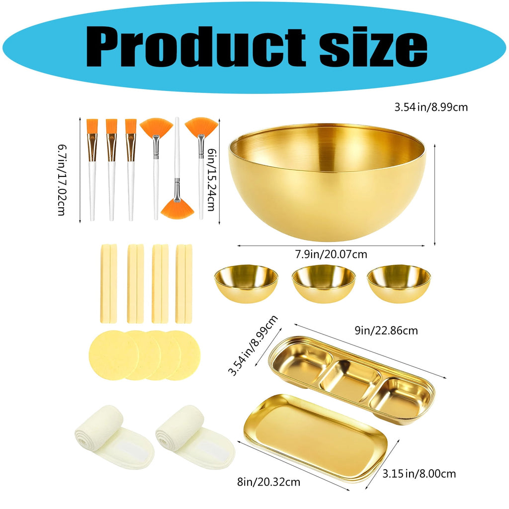 26Pcs Esthetician Supplies Professional Face Mask Mixing Bowl Set Face Mask Applicator Brushes for Skincare Application - Image 3