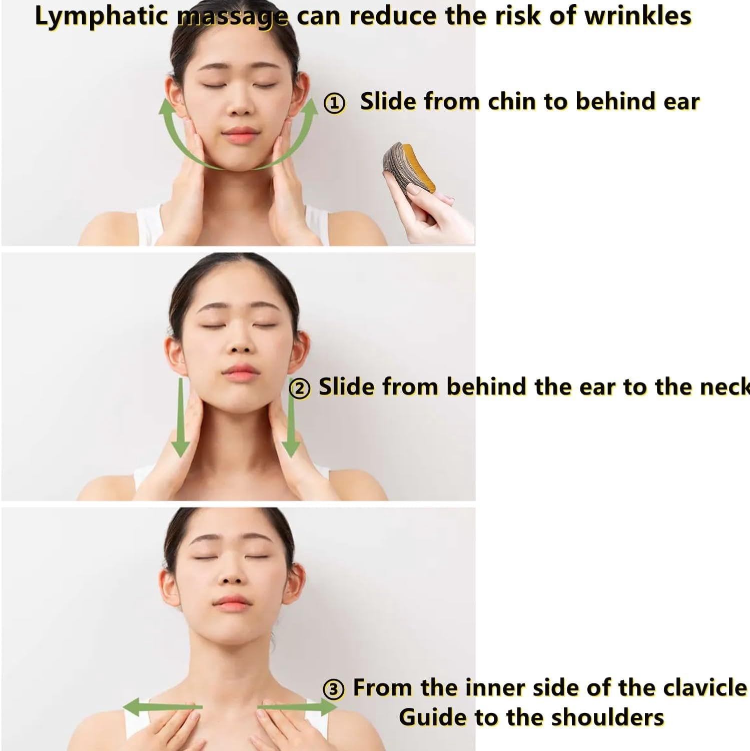 for Drainage - Soft Bristle Facial to Reduce Puffiness, Define Jawline, Tension - Image 5
