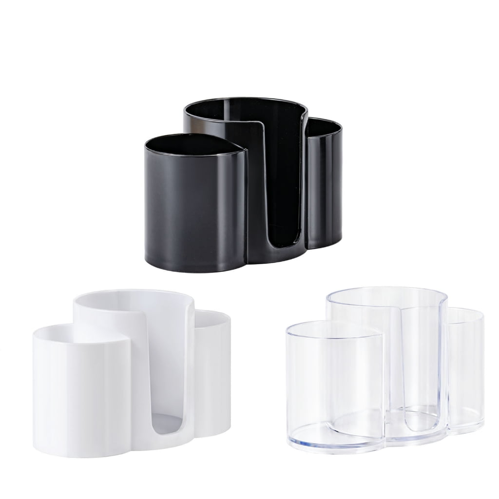 Vertical Makeup Organizers Box With Triple Sections for Cosmetic Cotton Pads Skincare Supplies and Beauty Tools - Image 6